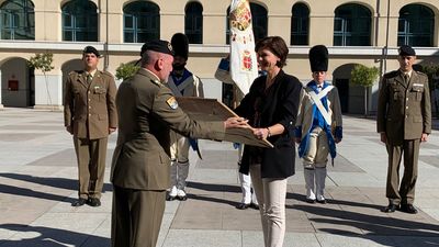 Leganés homenajea al Regimiento de Infantería de Saboya