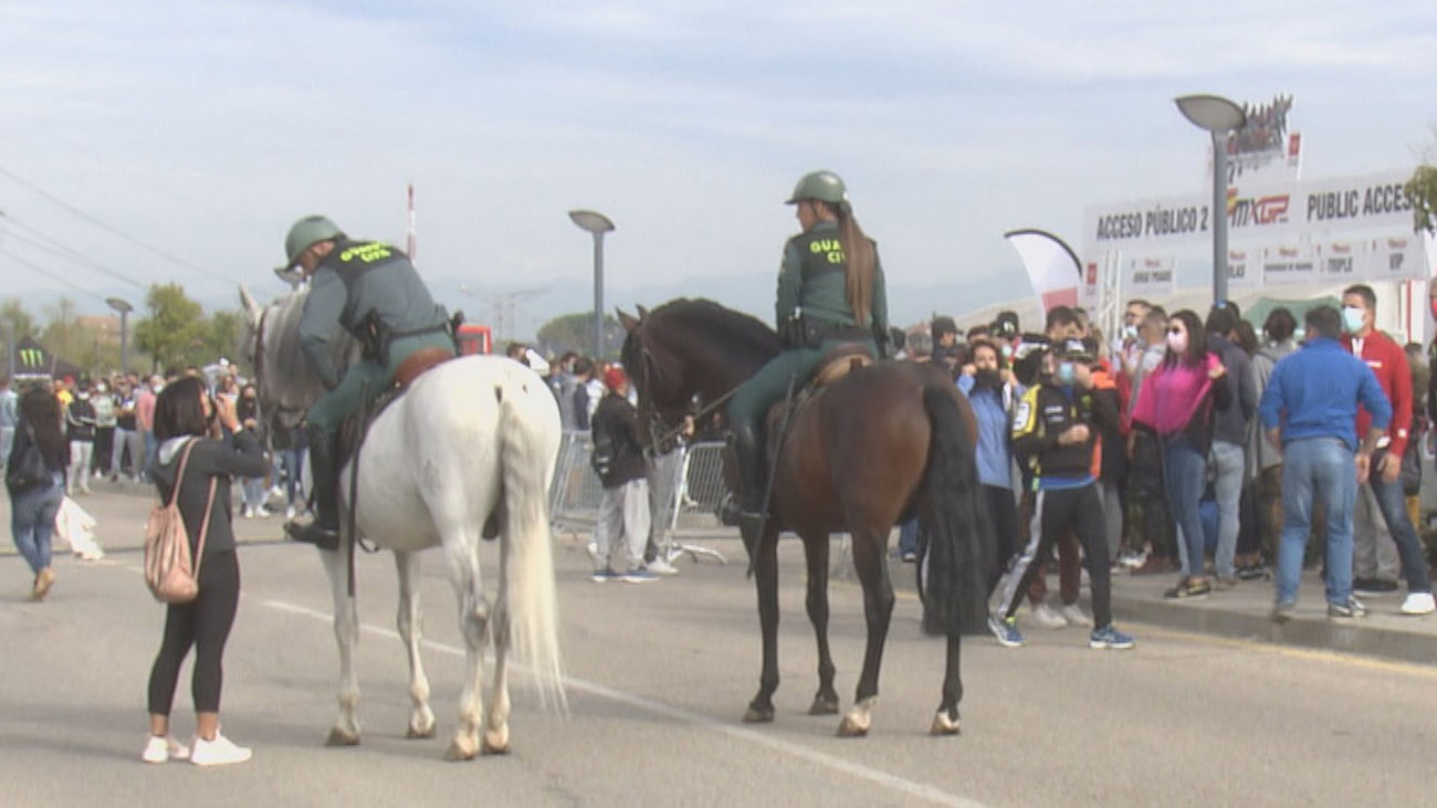 Fuerte dispositivo de seguridad en el GP de España de Motocross de Arroyomolinos