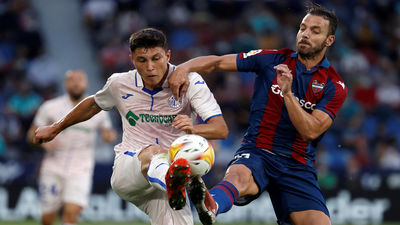0-0.  El Getafe sigue sin ganar tras empatar con el Levante