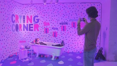 A llorar a 'La Llorería', una instalación en Malasaña para visibilizar la salud mental