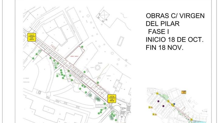 Obras calle Virgen del Pilar / AYUNTAMIENTO DE ARGANDA