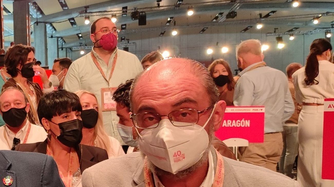 El presidente de Aragón, Javier Lambán da positivo en Covid tras participar en el Congreso del PSOE