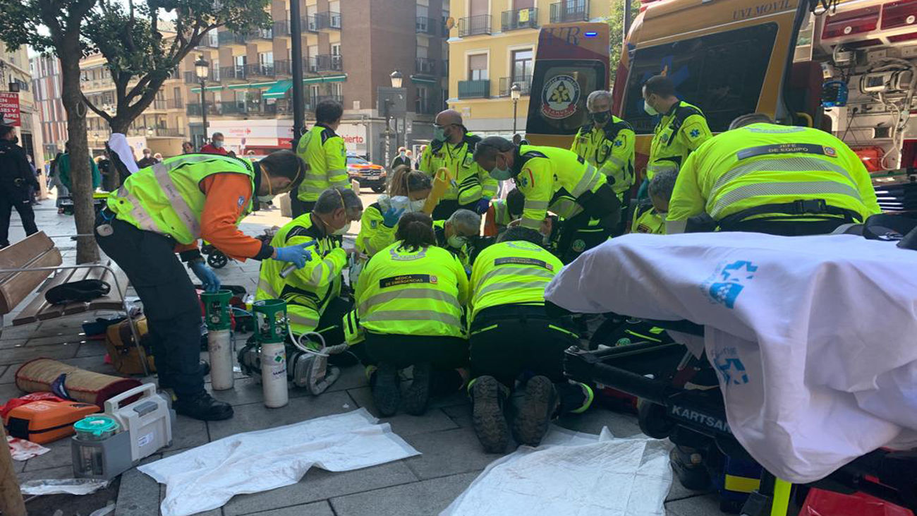 Un hombre, muy grave tras ser agredido en la plaza de Lavapiés