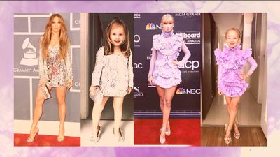 Esta niña de 8 años tiene 400.000 seguidores en redes sociales por sus estilismos imitando a las celebrities