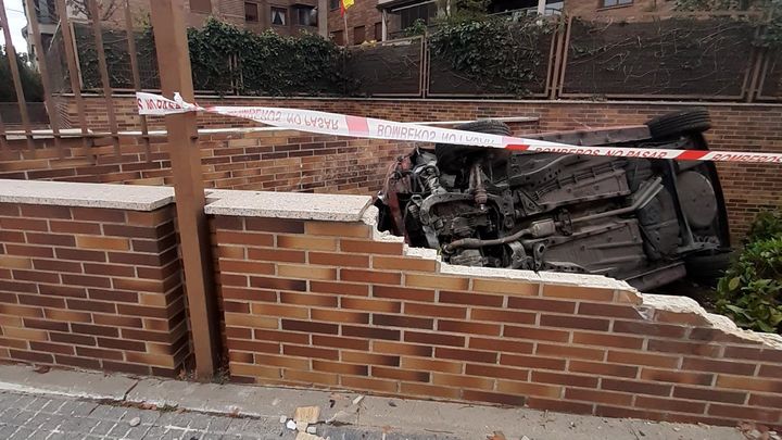 Accidente de Majadahonda / @marialolamajari