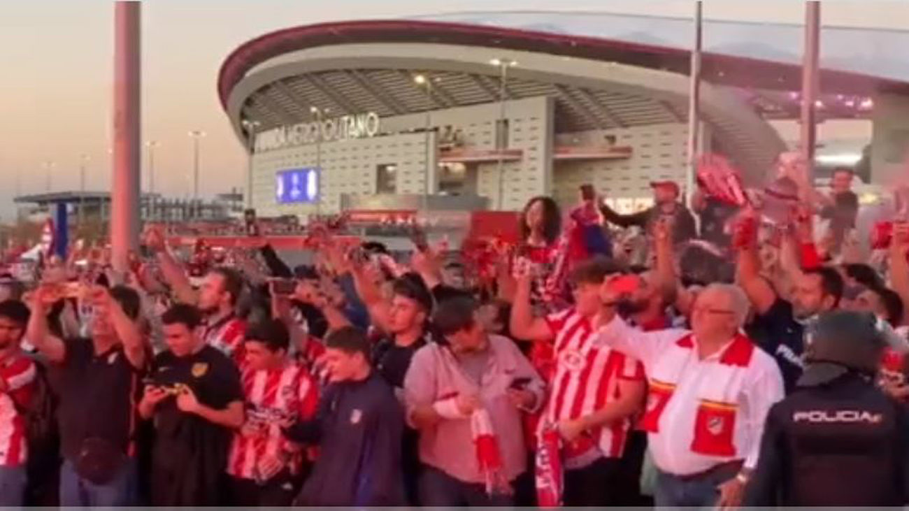 Afición del Atlético, una hinchada de Champions