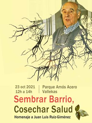 Cartel del homenaje al doctor Ruiz-Giménez / FRAVM