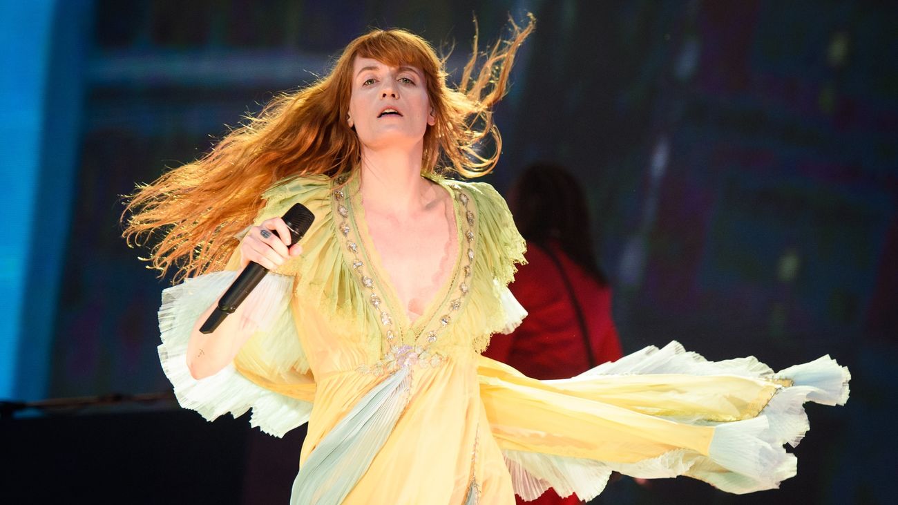 Florence Welch de 'Florence and The Machine' en el British Summer Time festival en Hyde Park