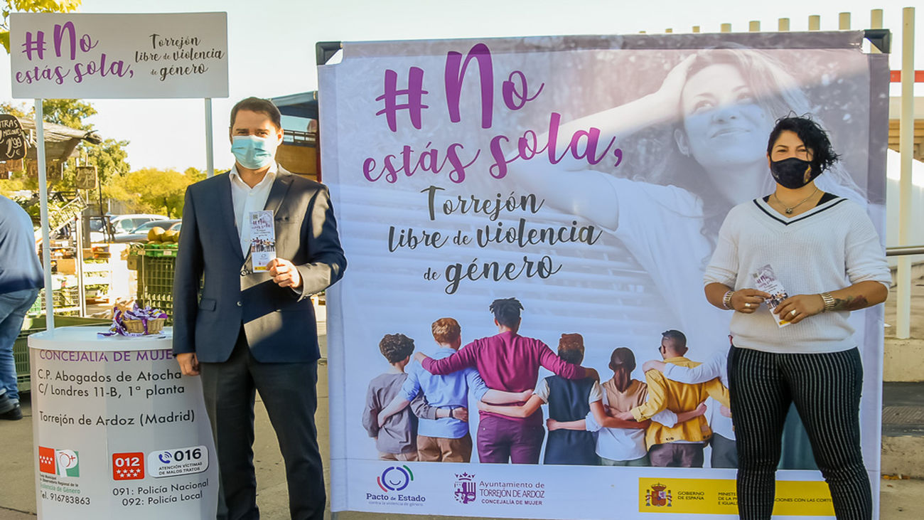 Presentaciónd e la campaña contra la violencia de género