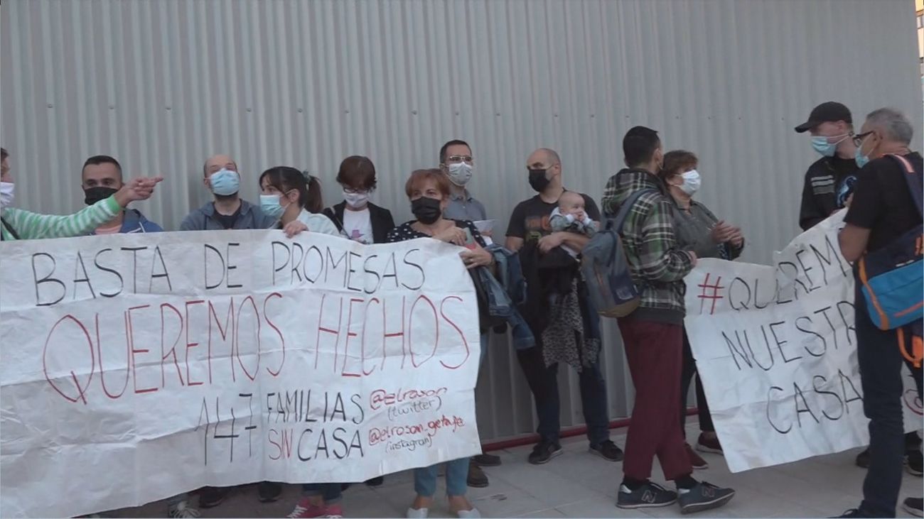 Los vecinos de El Rosón de Getafe llevan 6 años esperando sus casas