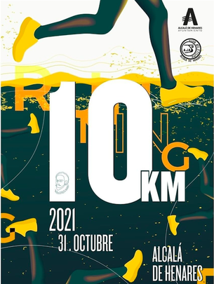 Cartel del 10K de Alcalá de Henares / @Alcala_Deporte