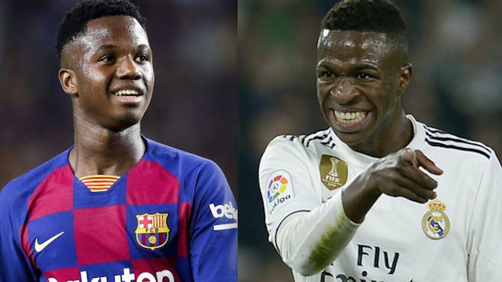 Ansu Fati y Vinicius / Telemadrid
