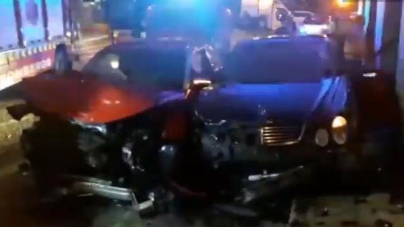 Aparatoso accidente en la avenida Retamas de Alcorcón con varios heridos leves