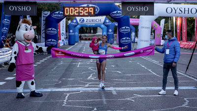 La madrileña Tamara Sanfabio, vencedora en la Carrera de la Mujer