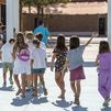 Sin mascarilla en el patio del colegio desde este lunes