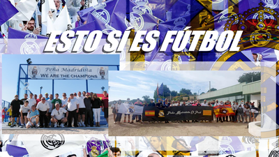 La pasión del clásico en las peñas del Real Madrid