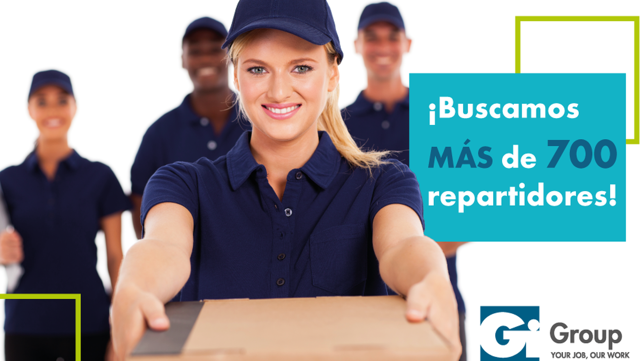 Últimos días para optar a 250 puestos de trabajo de repartidores