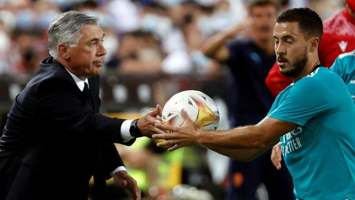 Ancelotti y Hazard / Agencias