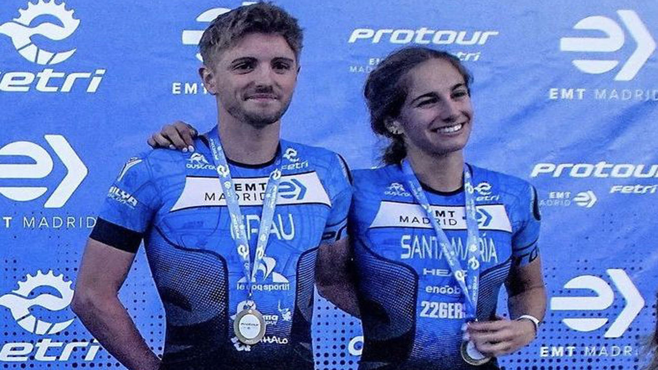 Genis Grau y Cecilia Santamaría