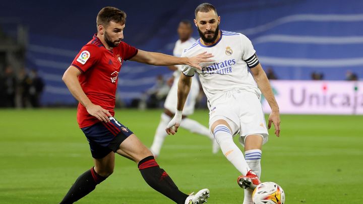 Benzema ante Osasuna / EFE