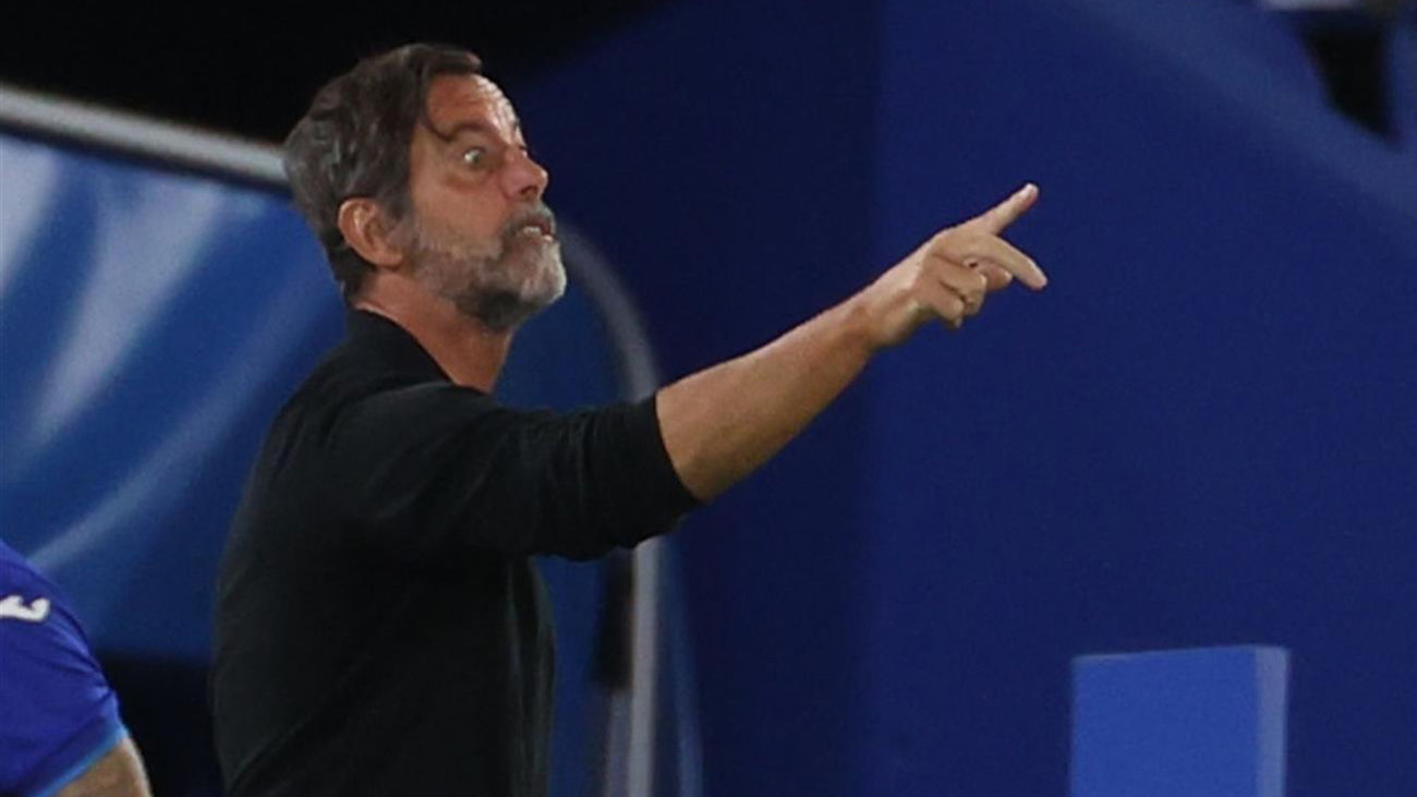 Quique: "Somos un equipo de hombres y de raza y vamos a salir de abajo"