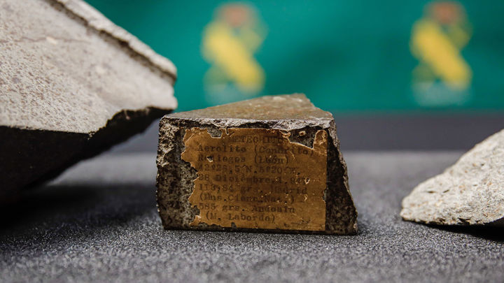 El meteorito de Reliegos regresa al Museo Nacional de Ciencias Naturales de Madrid