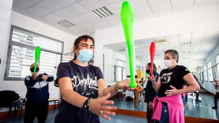 Participantes en una de las actividades organizadas por Solidarios / SOLIDARIOS