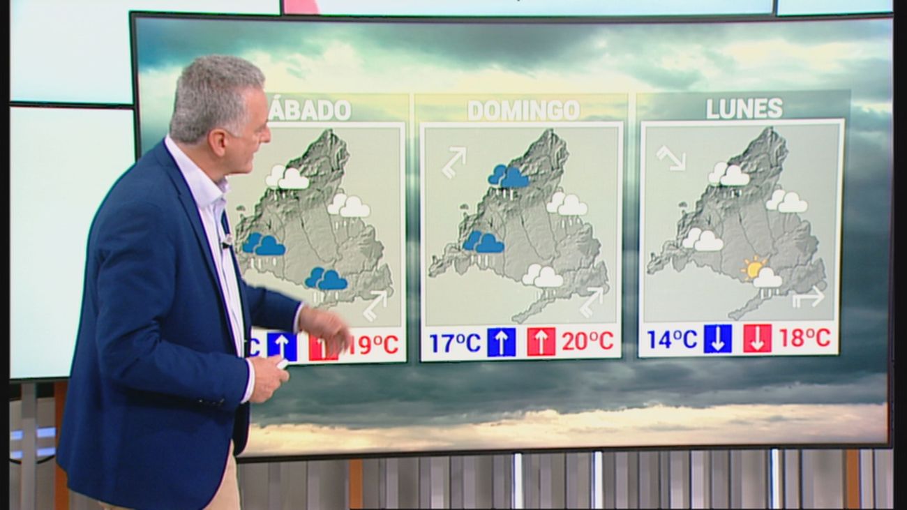 Los mapas de las lluvias en Madrid en el puente de Todos los Santos