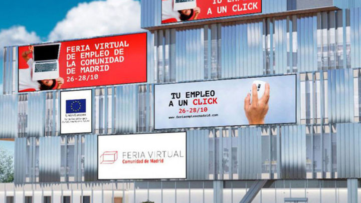 Cerca de 2.500 ofertas de trabajo en la Feria Virtual de Empleo de la Comunidad de Madrid