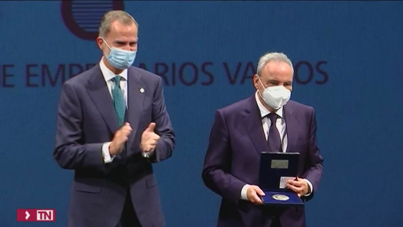 Felipe VI destaca la "capacidad de esfuerzo y sacrificio" del tejido empresarial español