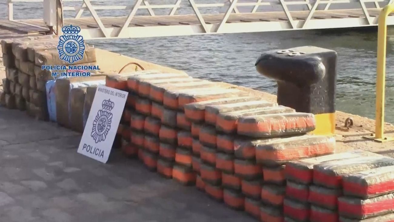 Veinte detenidos y dos toneladas de hachís incautadas en Huelva