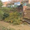Las fuertes lluvias arrasan varias parcelas de Arroyomolinos