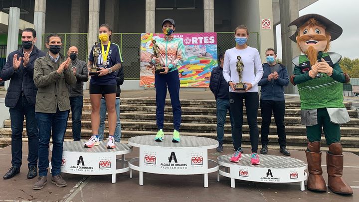 Podio femenino del 10K de Alcalá / Ayuntamiento de Alcalá de Henares