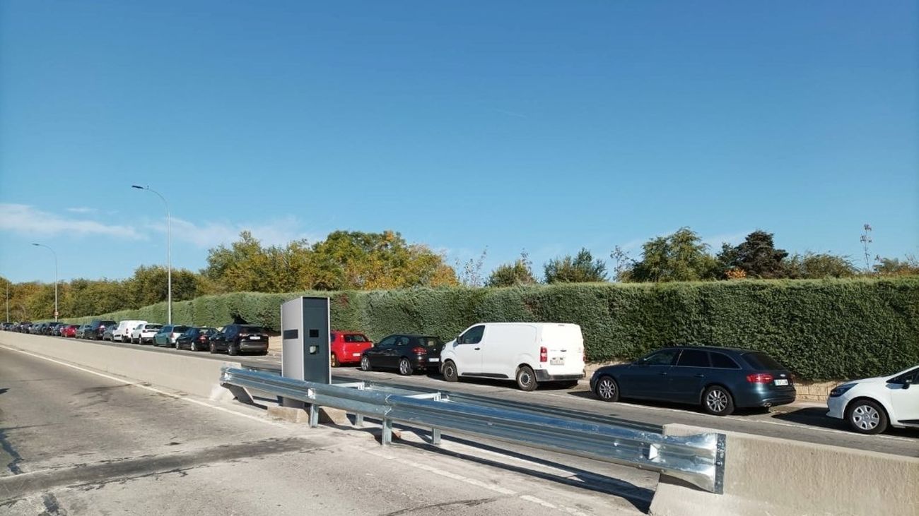 Radar en la Avenida Valdelaparra de Alcobendas