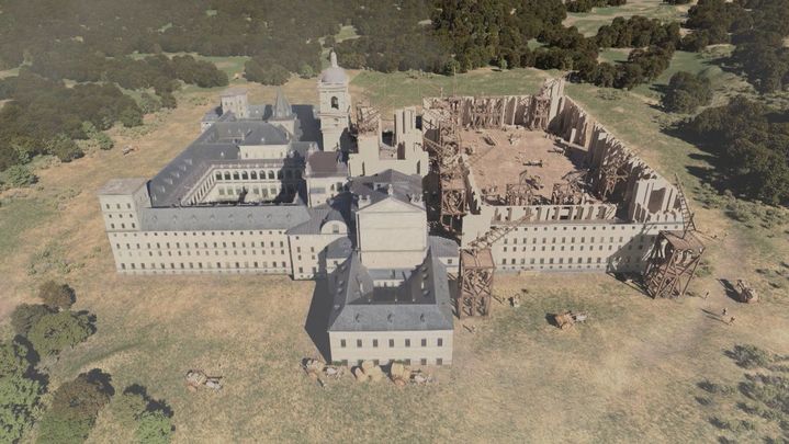 Reconstrucción de las obras del Monasterio de San Lorenzo de El Escorial / Redacción