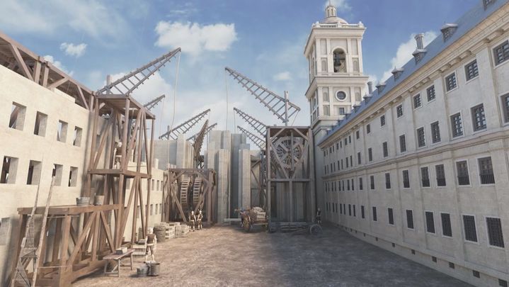 Reconstrucción de las obras del Monasterio de San Lorenzo de El Escorial / Redacción