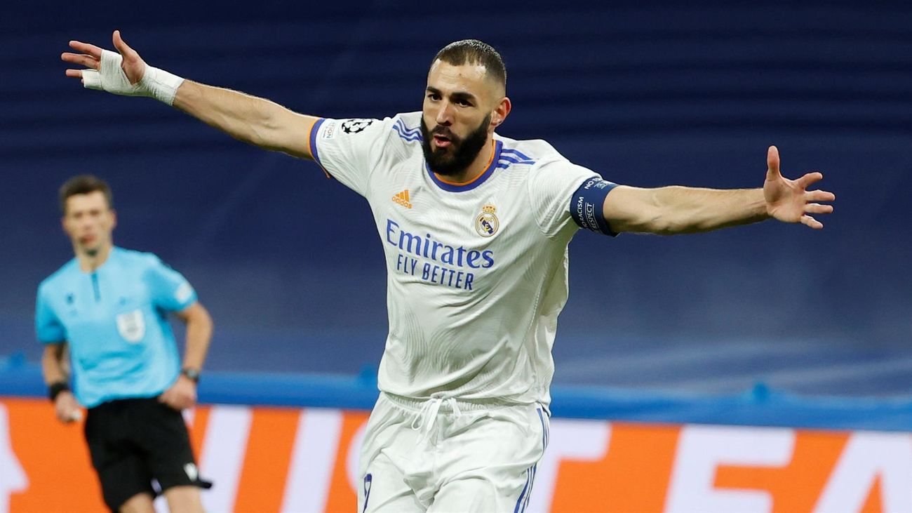 Benzema marca el gol 1.000 del Real Madrid en la Liga de Campeones