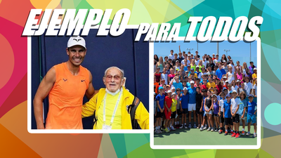 Stanislasvsky, conocer a Nadal era uno de sus sueños a los 97 años