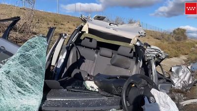 Muere un hombre en un choque frontal entre un camión y un turismo en Griñón