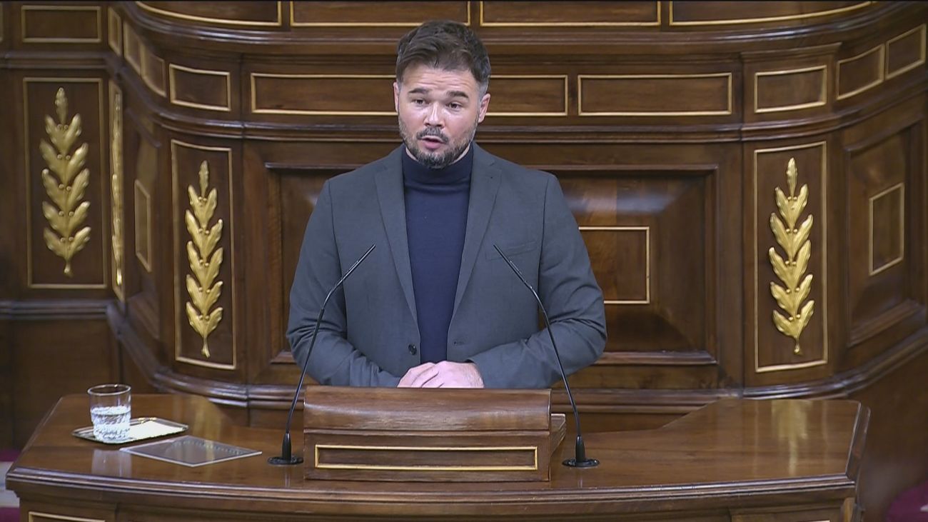 Rufián reclama medidas al Gobierno contra el “chiringuito fiscal de la derecha en Madrid”
