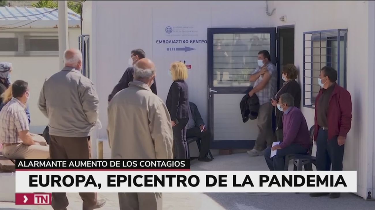 Un alarmante aumento de casos convierte a Europa en el epicentro de la pandemia de la covid