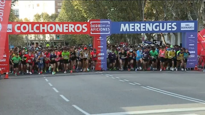 La carrera de las aficiones recorre las calles de Madrid