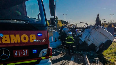 Cortada la M-50 a la altura de Las Rozas por un accidente