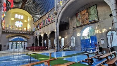 El padre Ángel terminará la catedral de Justo Gallego en Mejorada del Campo