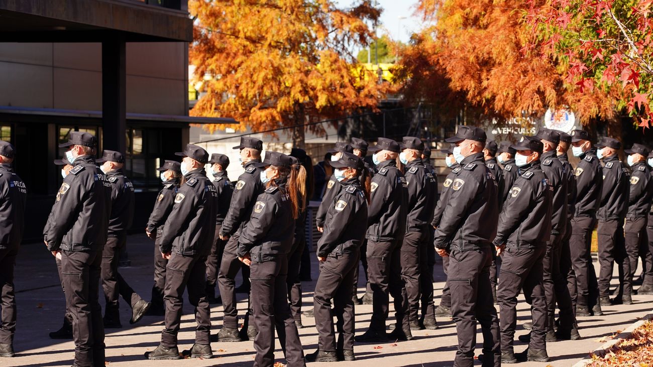 Formación de los nuevos agentes de la policía local de San Sebastián de los Reyes