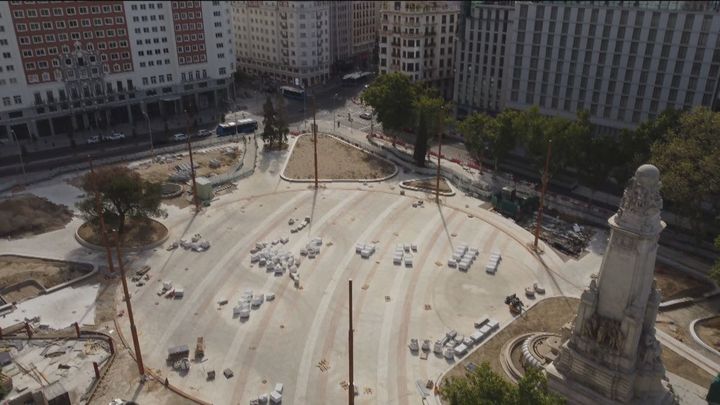 La Plaza de España de Madrid reabrirá el 22 de noviembre