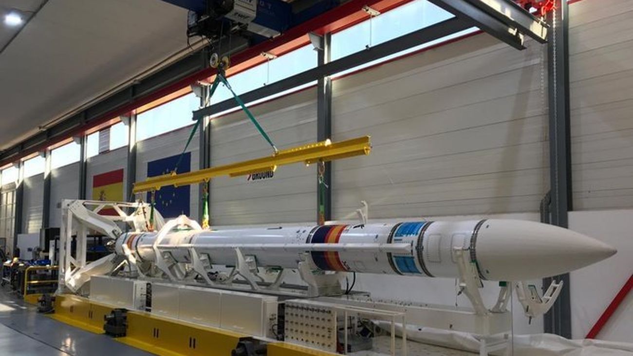 El cohete español Miura en las instalaciones de PLD Space