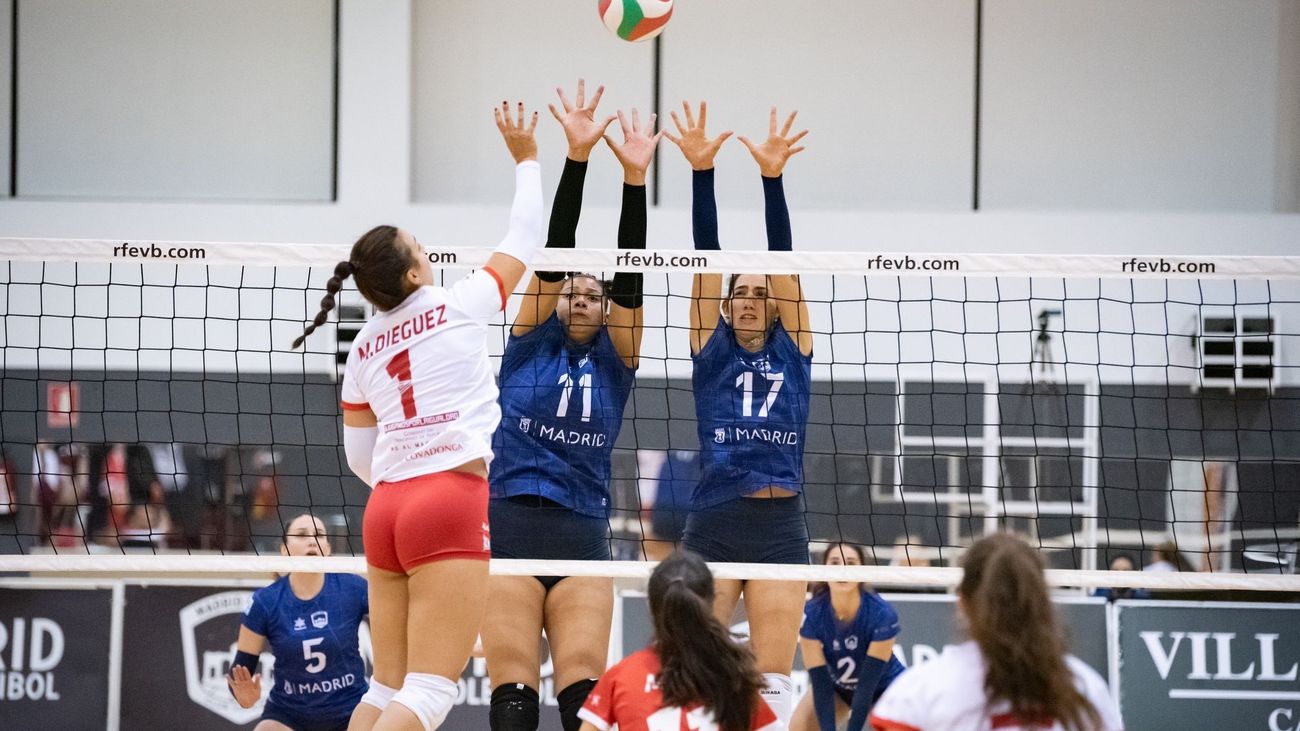 Voleibol Madrid y VP Madrid y  lideran la Superliga Femenina 2