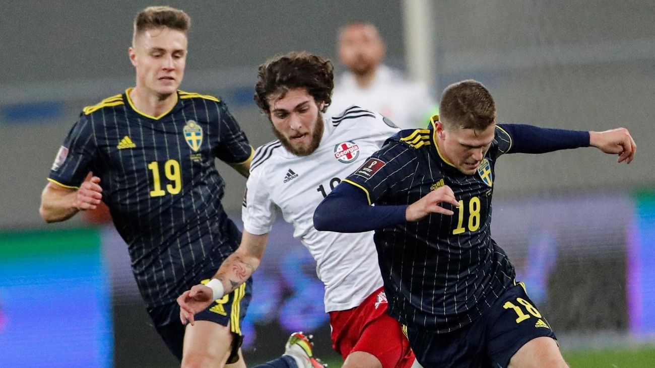 2-0. Una fallona Suecia cae en Georgia y allana el camino a España