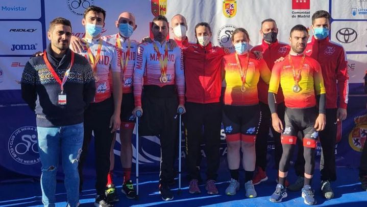 Medallistas madrileños / @FMCICLISMO